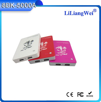 8BK-5000AVatop new product portable 5000mah blue and white china mobile phone battery 