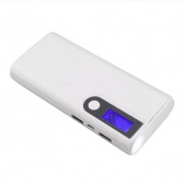 13000mAh  Dual-USB Power Bank With LCD screen and Torch(8BK-833)