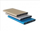 Metal polymer power bank with  2 USB Output (8BK-563)