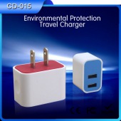 Dual Usb Output USB Charger For PHONE/Tablet