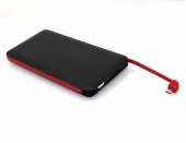 Built-in Charging cable power bank 10000mah (8BK-762)